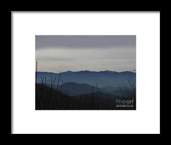 Nature Framed Print featuring the photograph Smokies by Jeanne Forsythe