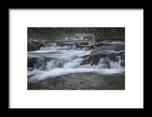 Water Framed Print featuring the photograph Smoky Mountain Stream by Doug McPherson