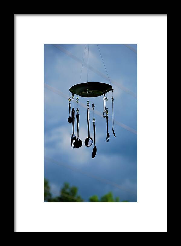 Chime Framed Print featuring the photograph Smoky Mountain Windchime by Christi Kraft