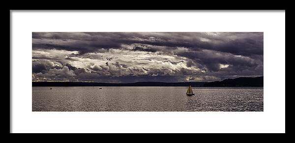 Sail Boat Framed Print featuring the photograph Smooth Sailing by Wayne Meyer