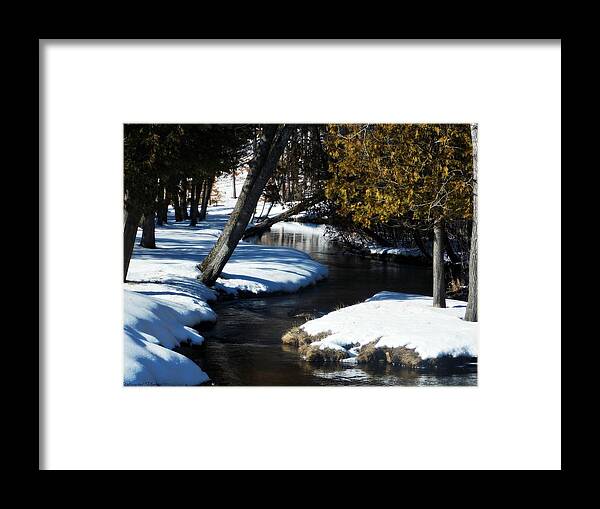 River Framed Print featuring the photograph Snowy River by Belinda Olivastri