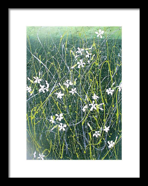Soapwort Framed Print featuring the painting Soapwort by Marilee OGorman