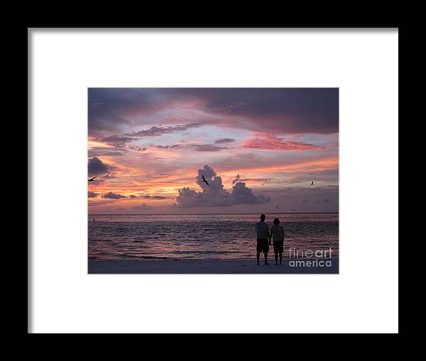 Anna Maria Island Framed Print featuring the photograph Soaring by Elizabeth Carr