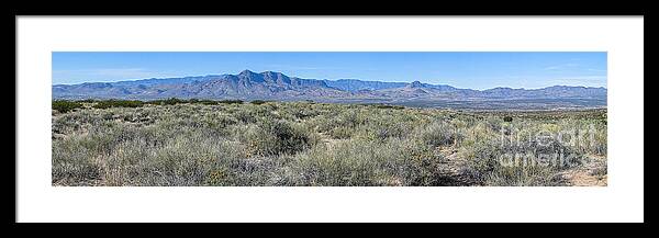 New Mexico Framed Print featuring the photograph Socorro New Mexico by Steven Ralser