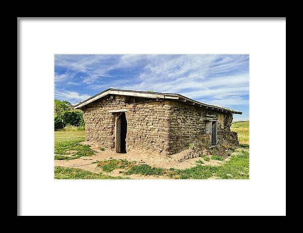 Sod Framed Print featuring the photograph Sod Homestead by Alan Hutchins