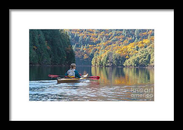 Landscape Framed Print featuring the photograph Solitude by Charles Garcia