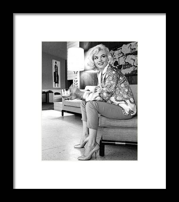 Icon Framed Print featuring the photograph Marilyn Monroe by Retro Images Archive