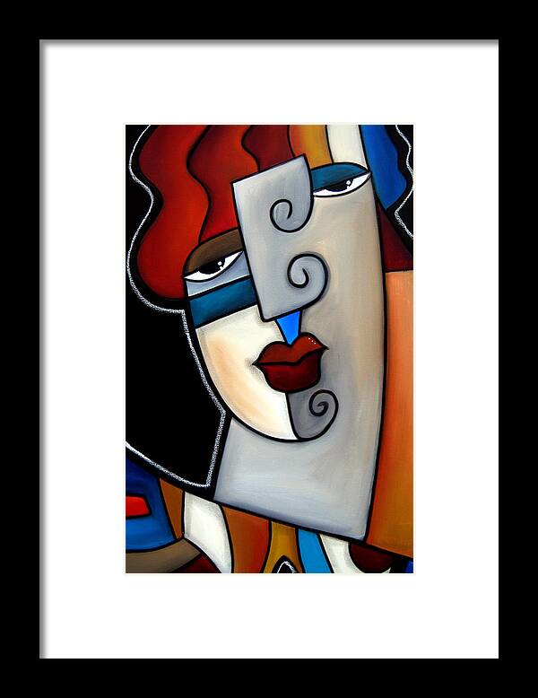 Pop Art Framed Print featuring the painting Someone Else by Thomas Fedro by Tom Fedro