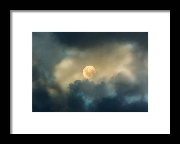 Moon Framed Print featuring the photograph Song To The Moon by Georgiana Romanovna