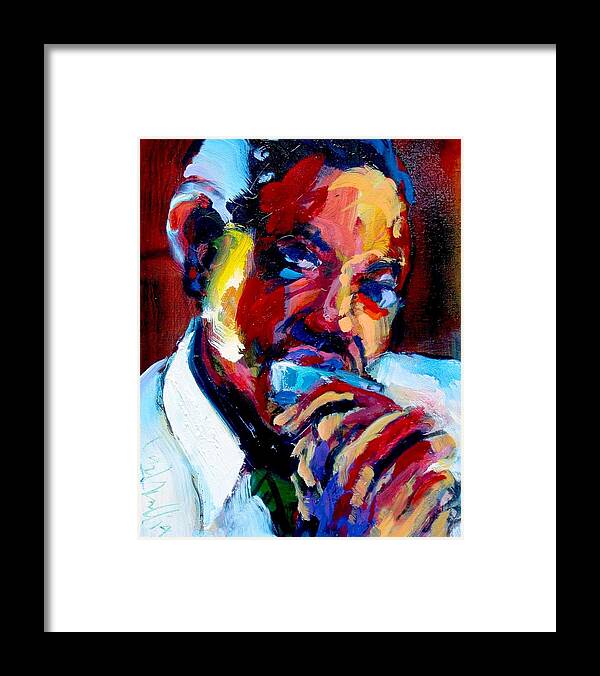 Sonny Boy Williamson Framed Print featuring the painting Sonny Boy by Les Leffingwell