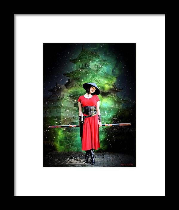 Fantasy Framed Print featuring the photograph Sorceress Of Xanadu by Jon Volden