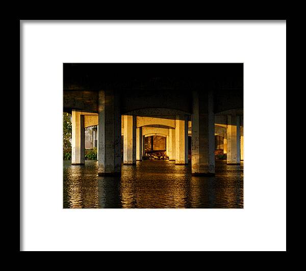 South First Street Bridge Framed Print featuring the photograph South 1st St. Bridge by James Granberry