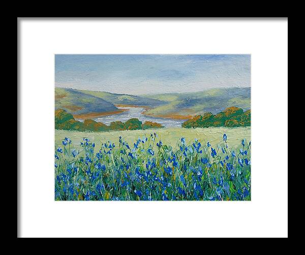 South Of France Framed Print featuring the painting South of France by Frederic Payet