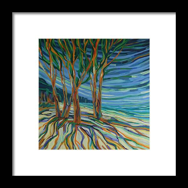 Wet Tropics Framed Print featuring the painting South of Mossman by Zofia Kijak