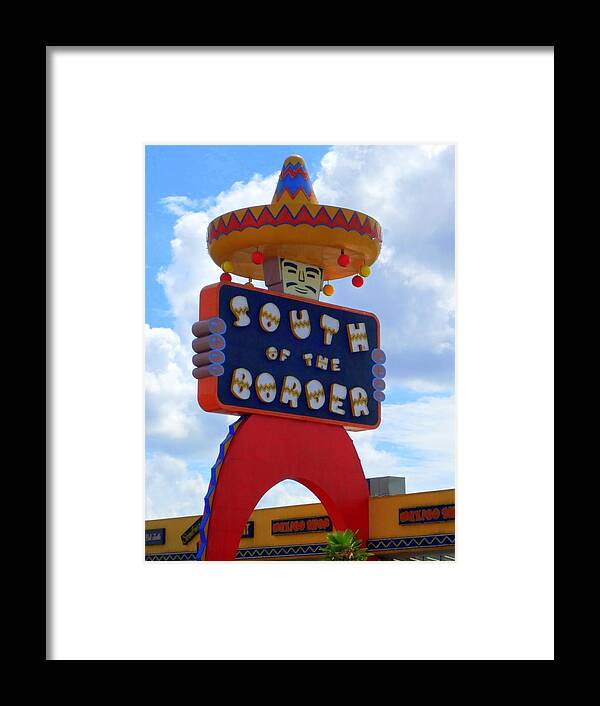 Dillion Framed Print featuring the photograph South Of The Border 10 by Ron Kandt