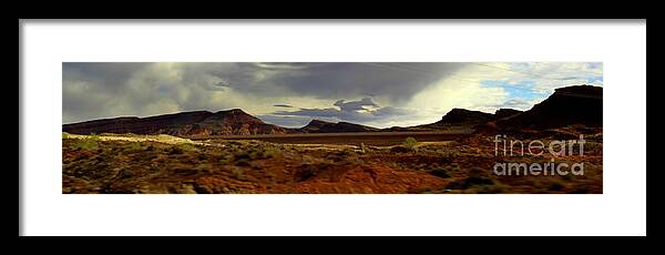 Landscape Framed Print featuring the photograph South West Panarama by Lennie Malvone