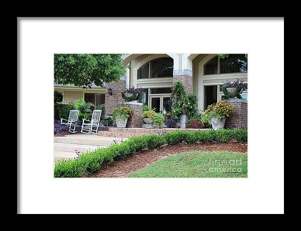 Porch Framed Print featuring the photograph Southern Hospitality by Ella Kaye Dickey