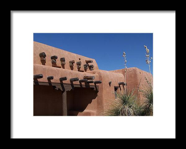 Adobe Framed Print featuring the photograph Southwest Design by Jewels Hamrick