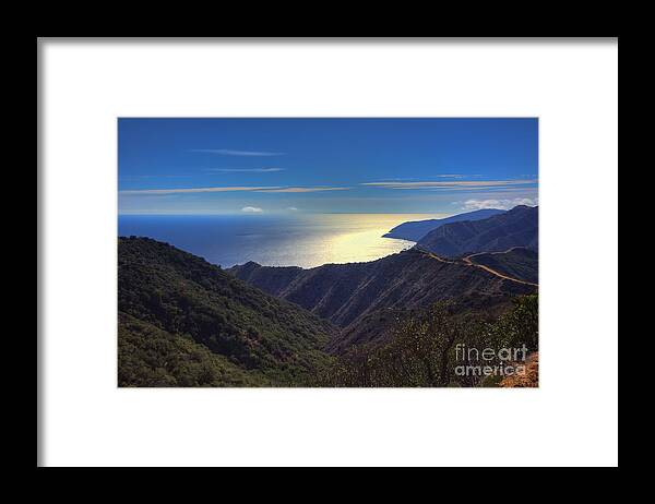 Catalina Framed Print featuring the photograph Southwest View of Catalina Island by Eddie Yerkish