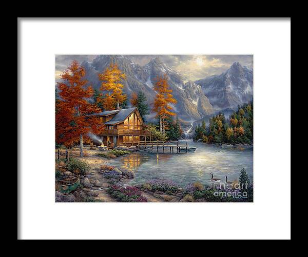 #faatoppicks Framed Print featuring the painting Space for Reflection by Chuck Pinson