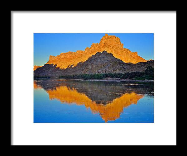 Spanish Bottom Framed Print featuring the photograph Spanish Bottom Sunset by Britt Runyon