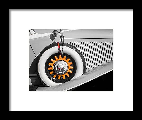 Auto Framed Print featuring the photograph Spare by Jim Painter