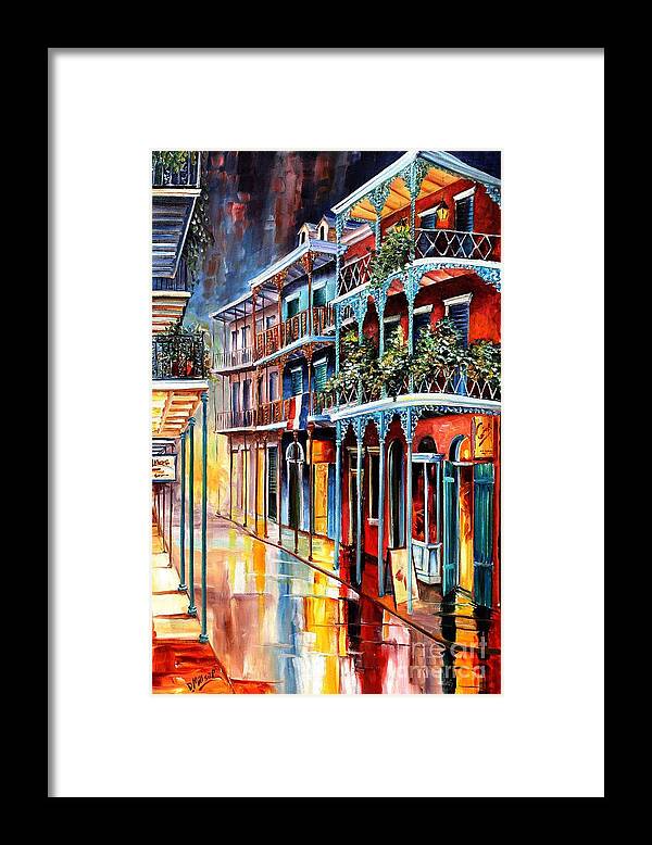 New Orleans Framed Print featuring the painting Sparkling French Quarter by Diane Millsap