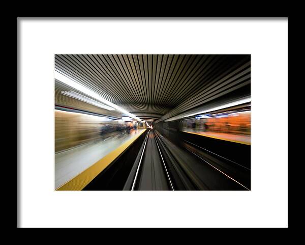 Action Framed Print featuring the photograph Speed by Brian Carson