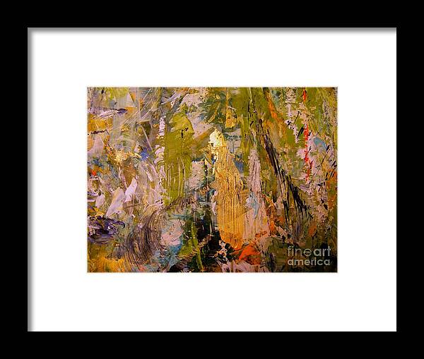 Acrylic Painting Framed Print featuring the painting Spirit by Nancy Kane Chapman