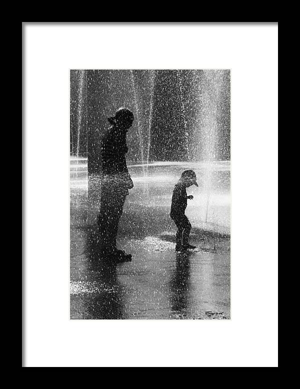 Child Framed Print featuring the photograph Shadow of the Child by Christopher Byrd