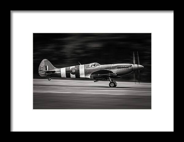 Military Framed Print featuring the photograph Spitfire Mk Xix by J??r??me Licois