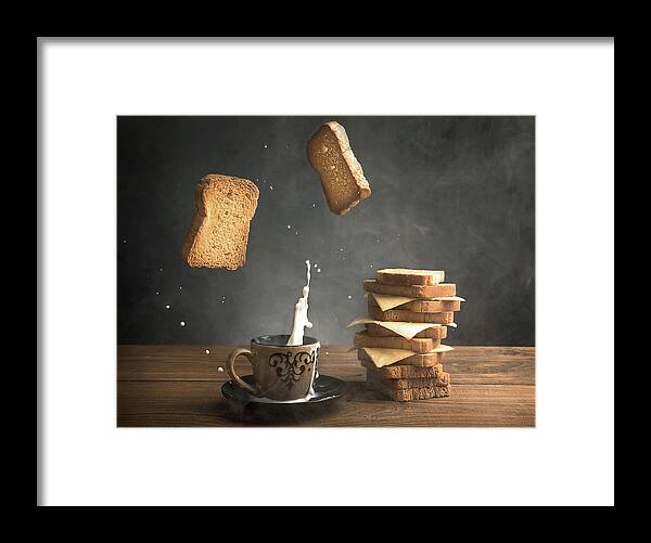 Still Life Framed Print featuring the photograph Splash by Ali Bader