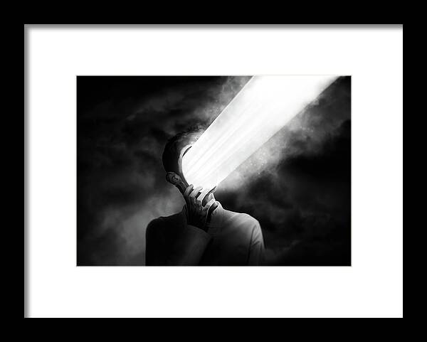Bw Framed Print featuring the photograph Spotlight by Milad Eslamzadeh
