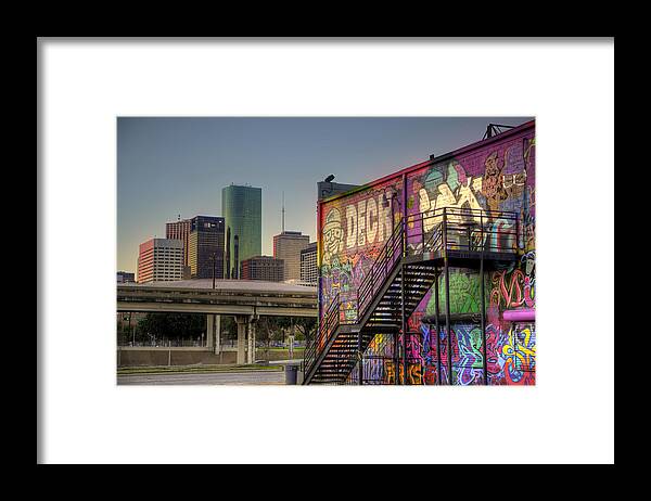 Spray Framed Print featuring the photograph Spray Paint Sunset by Micah Goff