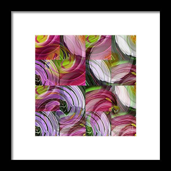Spring Framed Print featuring the digital art Spring Colors by Sarah Loft