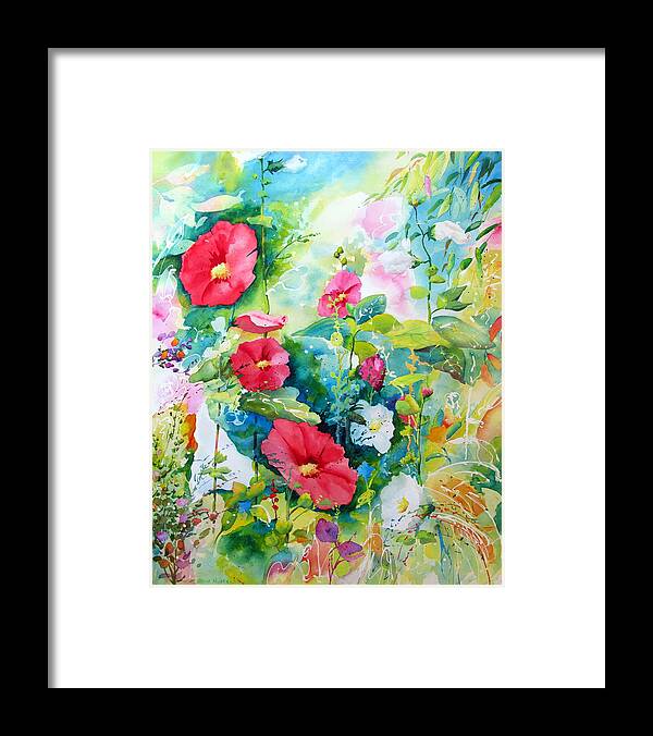 Abstract Paintings Framed Print featuring the painting Spring Equinox by John Nussbaum