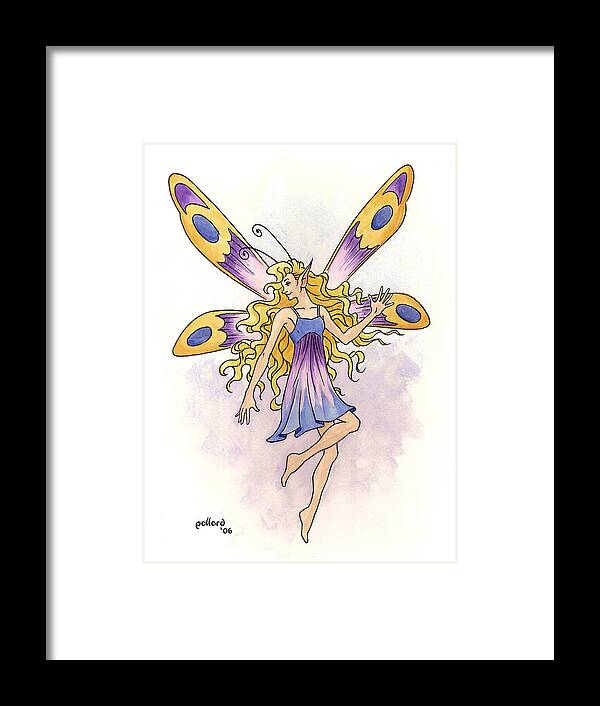 Gothic Framed Print featuring the painting Spring Fairy by Glenn Pollard