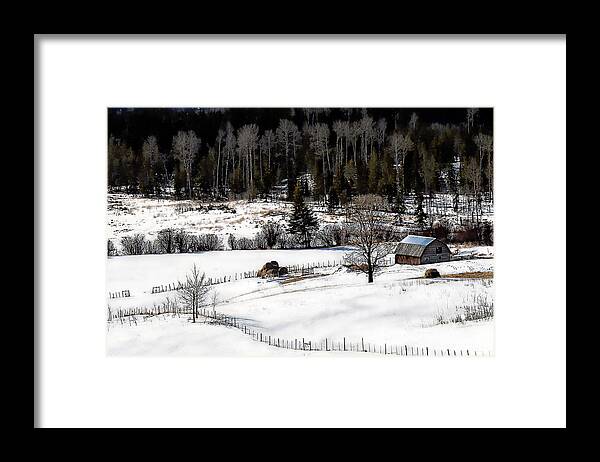 Ranch Framed Print featuring the photograph Spring Horizon by Ed Hall