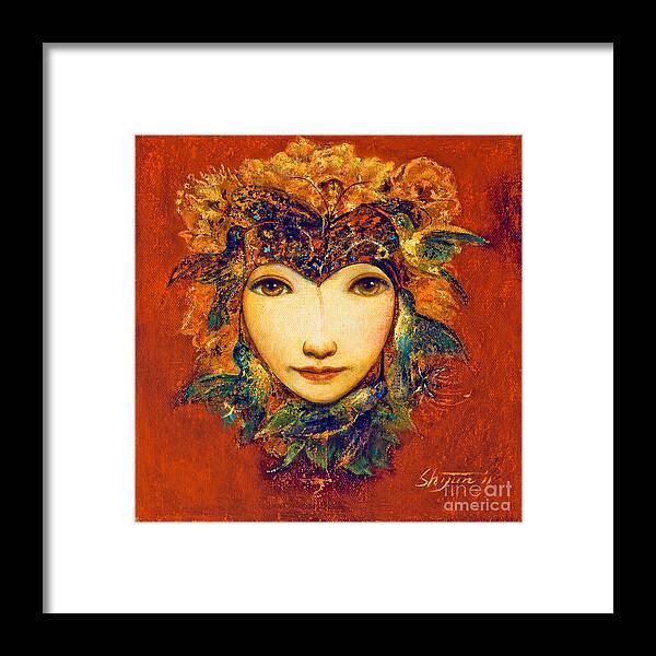 Spring Artwork Framed Print featuring the painting Spring II by Shijun Munns