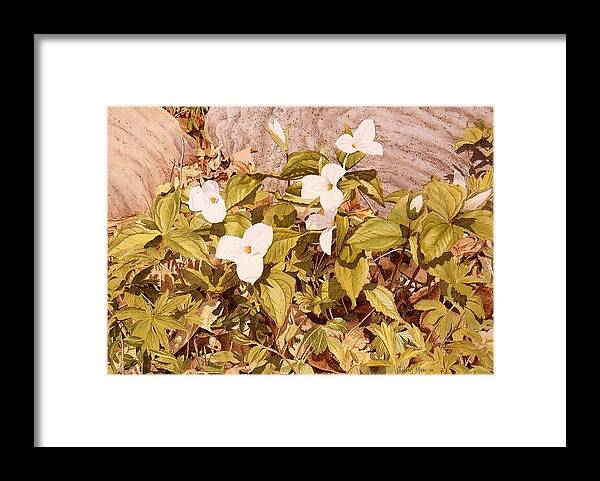 Spring Framed Print featuring the painting Spring in Ontario by Conrad Mieschke