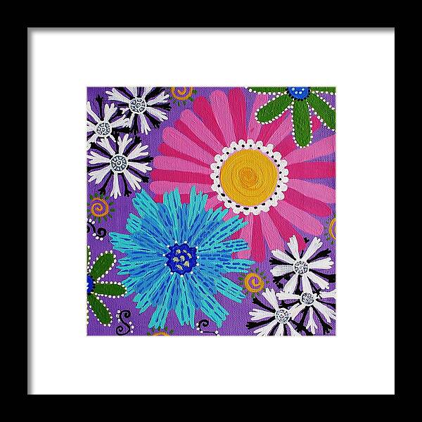 Spring Framed Print featuring the painting Spring Joy 2 by Kelly Nicodemus-Miller