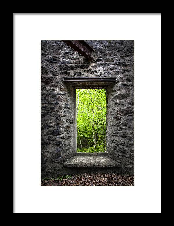 Cunningham Tower Framed Print featuring the photograph Spring within Cunningham Tower by Gary Heller