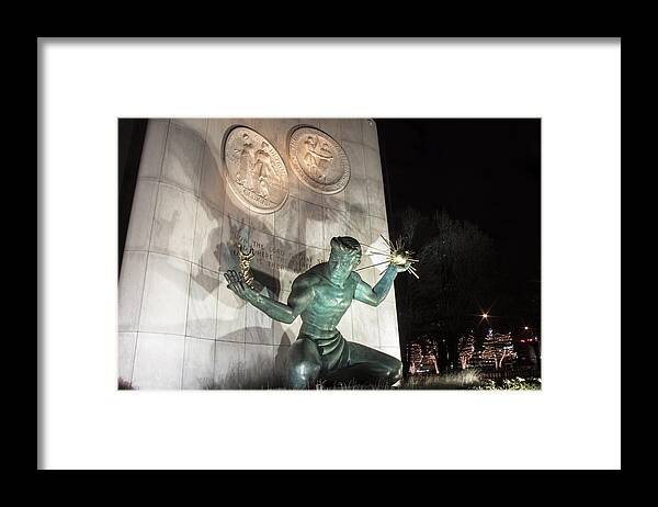 Detroit Framed Print featuring the photograph Sprit of Detroit by John McGraw