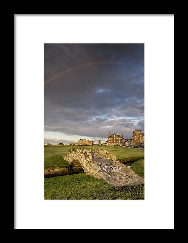 British Open Framed Print featuring the photograph St Andrews Bridge by Chris Frost