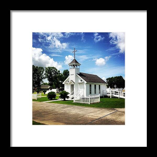 Faith Framed Print featuring the photograph St. Bridgette's Chapel #church by Scott Pellegrin