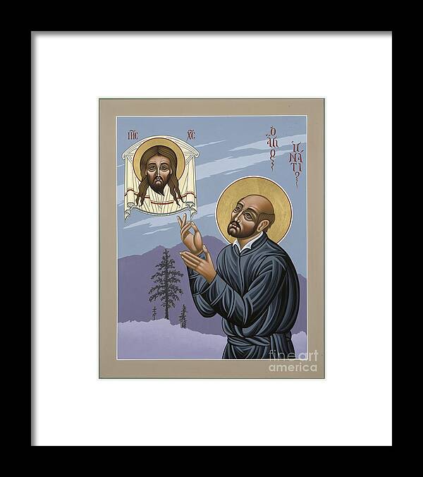 St. Ignatius Framed Print featuring the painting St. Ignatius Amidst Alaska 141 by William Hart McNichols