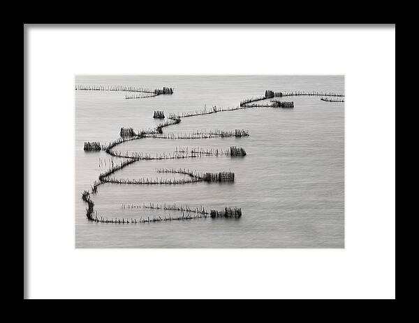 St Lucia Traditional Fishing Traps Framed Print