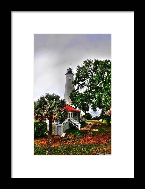 Lighthouse Framed Print featuring the photograph St. Marks Lighthouse by Debra Forand