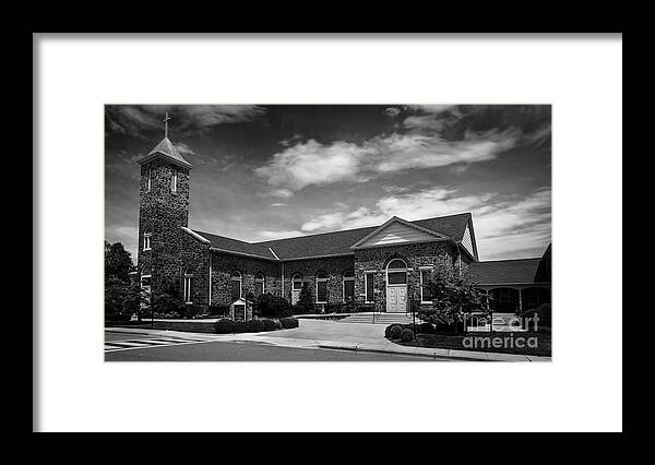 Maryland Framed Print featuring the photograph St. Mary of the Mills Laurel Maryland by Phil Cardamone