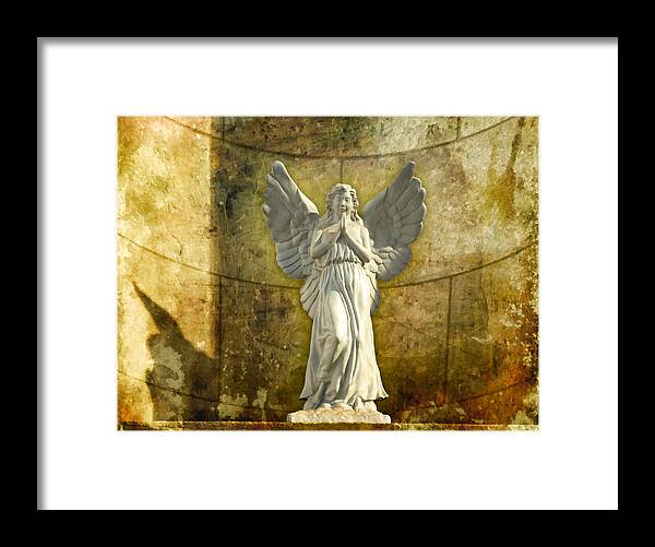 Angel Framed Print featuring the photograph St. Mary of the Seven Sorrows by Steven Michael